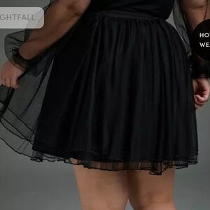 Torrid Black Skater Skirt